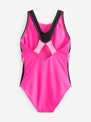 Pink Sports Swimsuit (3-16yrs) - Image 4 of 5
