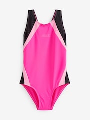 Pink Sports Swimsuit (3-16yrs) - Image 5 of 5