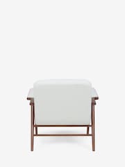 Jasper Conran London Soft Bouclé Off White Melrose Accent Chair - Image 5 of 7