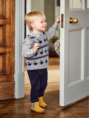 JoJo Maman Bébé Mustard Check Shirt - Image 2 of 5