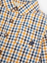JoJo Maman Bébé Mustard Check Shirt - Image 5 of 5