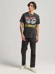 Superdry Black Chrome Sex Pistols Limited Edition Band T-Shirt - Image 2 of 3