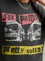 Superdry Black Chrome Sex Pistols Limited Edition Band T-Shirt - Image 3 of 3