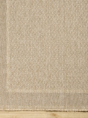 LIVABLISS Beige Indoor / Outdoor Mirage Cottage Fringe Jute Look Rug - Image 4 of 6
