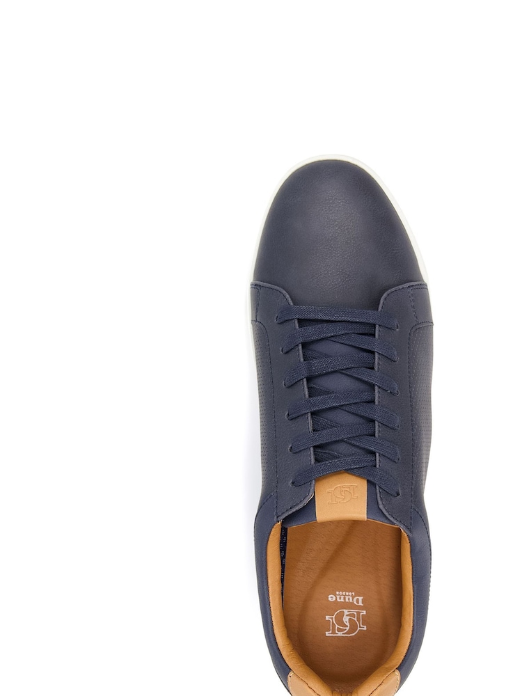 Dune London Blue Standard Fit Tezzy Perf Trainers - Image 5 of 6