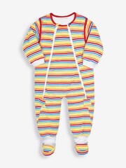 JoJo Maman Bébé Rainbow Stripe 2.5 Tog Sleep Snuggler - Image 1 of 1
