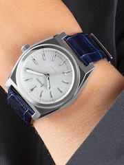 Accurist Womens Blue Origin Leather Strap Analogue Watch - Image 6 of 6
