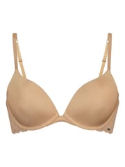 Hunkemöller Nude Angie Padded Underwired Push Up Bra - Image 1 of 5