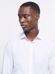 River Island White Slim Shirt - Image 5 of 7