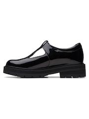 Večbarvni lakasti čevlji z naborki Clarks Prague - Slika 2 iz 7