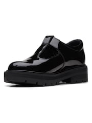 Večbarvni lakasti čevlji z naborki Clarks Prague - Slika 4 iz 7