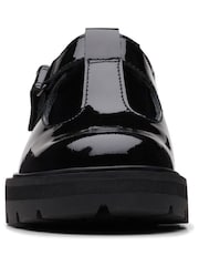 Večbarvni lakasti čevlji z naborki Clarks Prague - Slika 5 iz 7