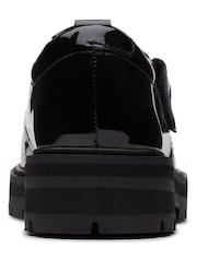 Večbarvni lakasti čevlji z naborki Clarks Prague - Slika 6 iz 7