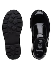 Večbarvni lakasti čevlji z naborki Clarks Prague - Slika 7 iz 7