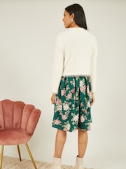 Yumi Cream Eyelash Knit Bolero - Image 2 of 5