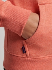 Koralle meliert - Superdry Vintage Logo Kapuzenjacke mit Stickerei - Bild 4 von 5