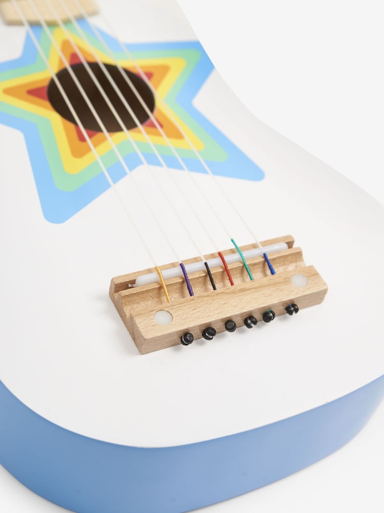 JoJo Maman Bébé Wooden Guitar - Image 2 of 6