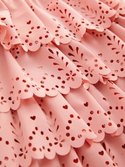 Pink Broderie Ruffle Swimsuit (3mths-7yrs) - Image 7 of 7