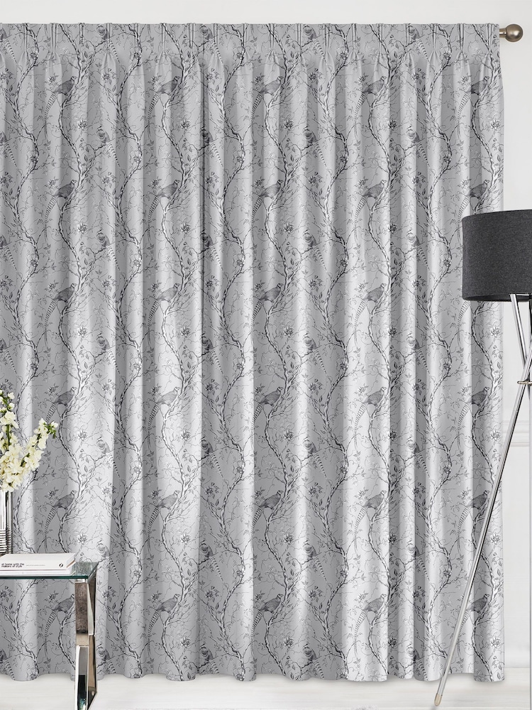 Silver Carren Made To Measure Curtains - Image 2 of 9