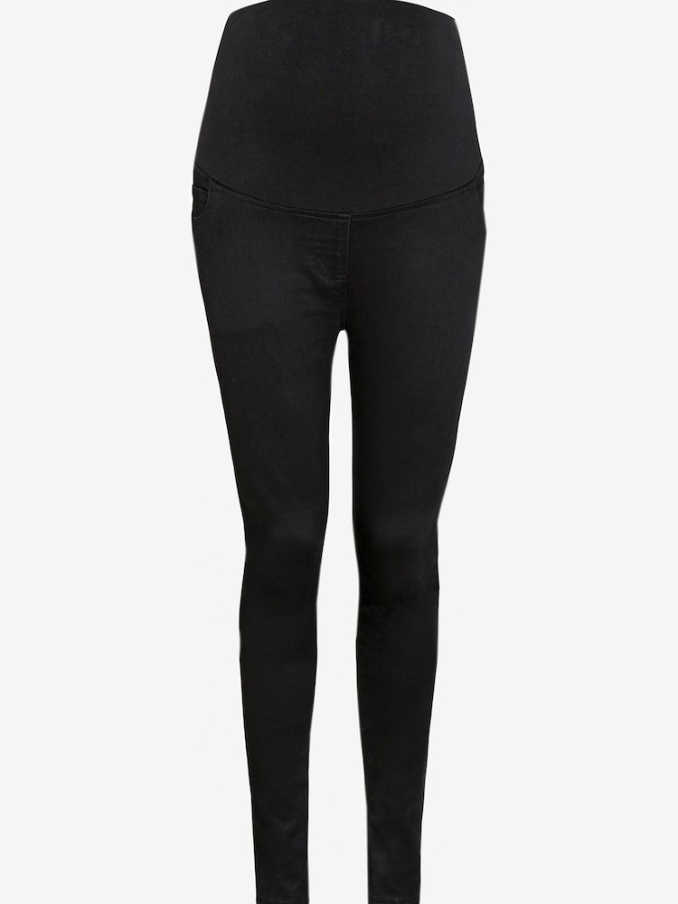 JoJo Maman Bébé Black Superstretch Maternity Skinny Jeans - Image 5 of 5