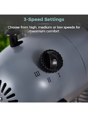 Tower Grey Scandi 12" Metal Desk Fan - Image 4 of 8