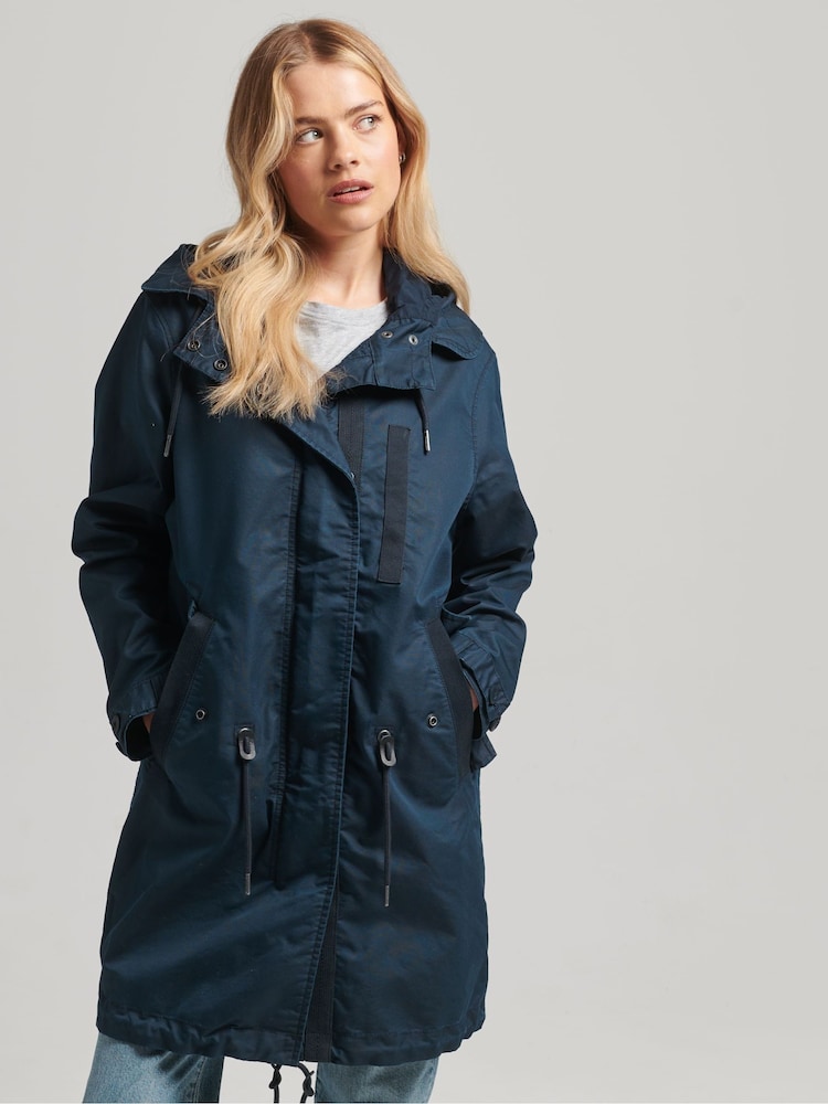 Superdry Navy Vintage Field Parka - Image 1 of 4