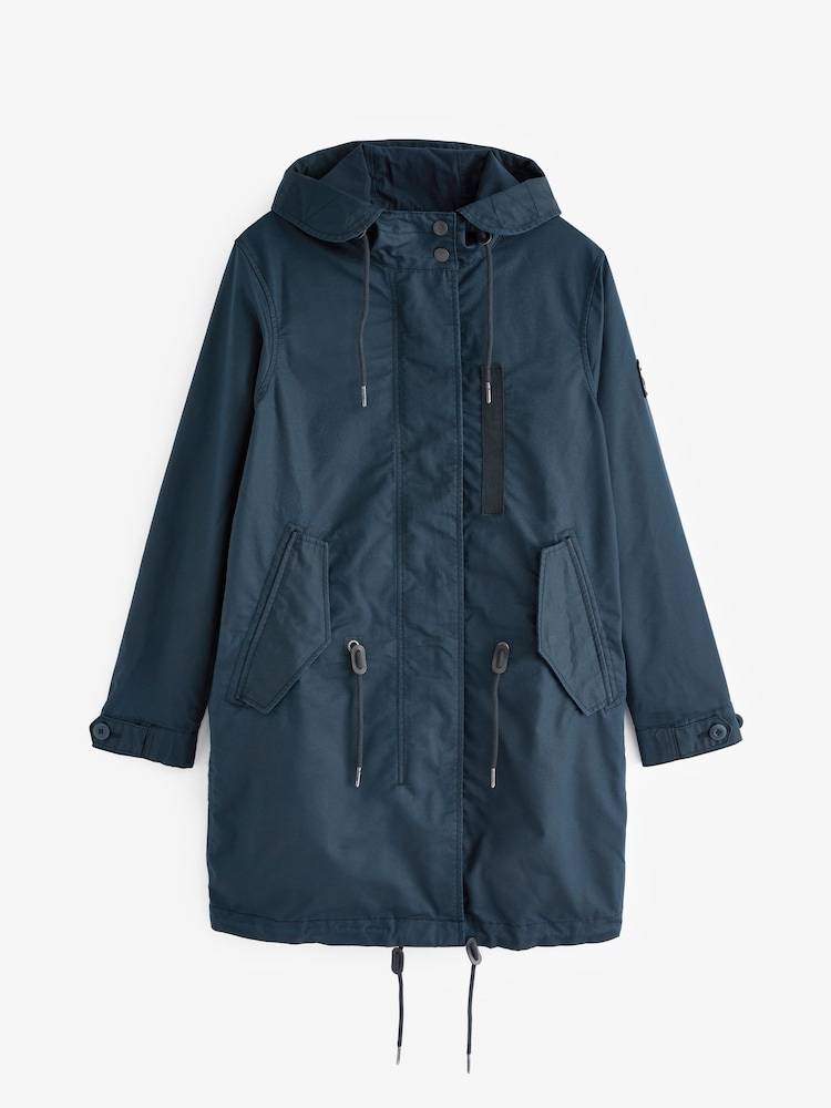 Superdry Navy Vintage Field Parka - Image 4 of 4 Superdry Navy Vintage Field Parka - Image 4 of 4