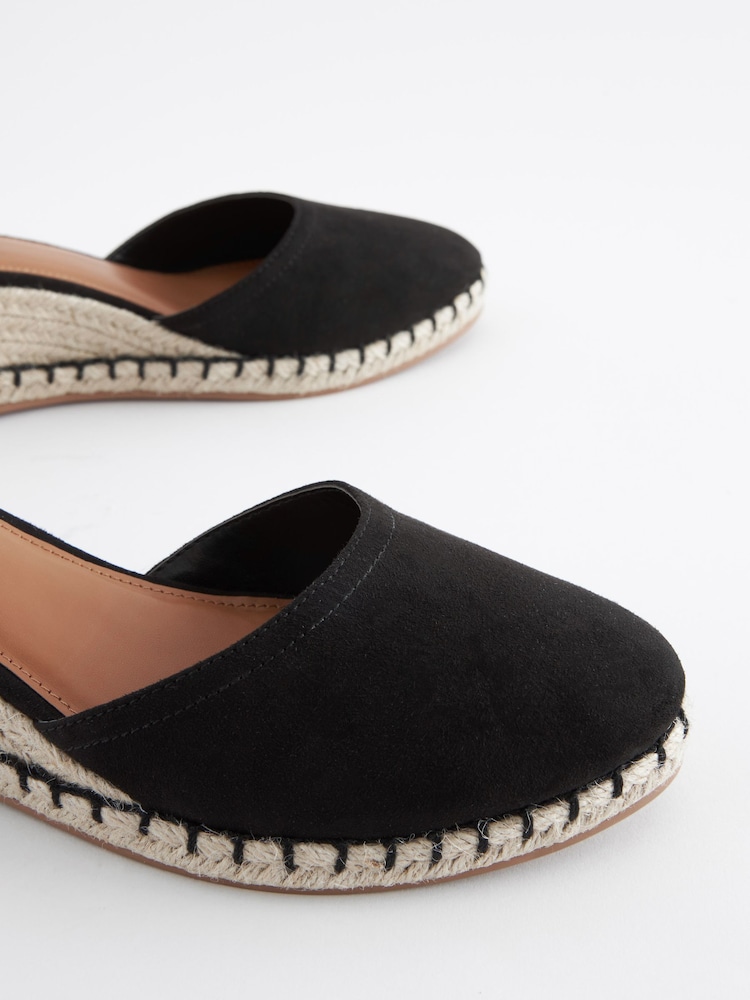 Black Regular/Wide Fit Forever Comfort® Closed Toe Wedges - Image 6 of 8