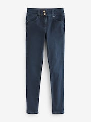 Inky Blue Denim Lift Slim And Shape Skinny Jeans - Image 4 of 6