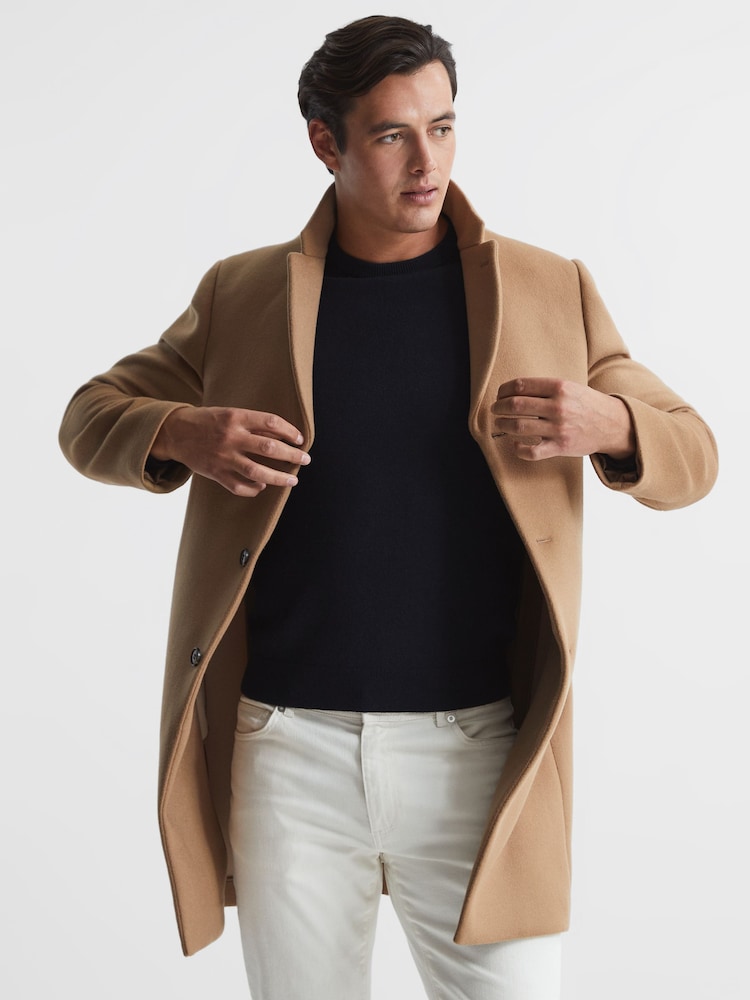 Reiss Navy Monarch Crew Neck 100% Cashmere Jumper - Image 7 of 7