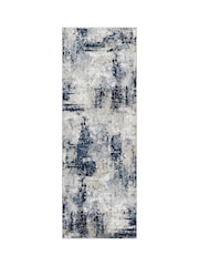 LIVABLISS Blue Jolie Abstract Moderne Marble Runner - Image 7 of 7