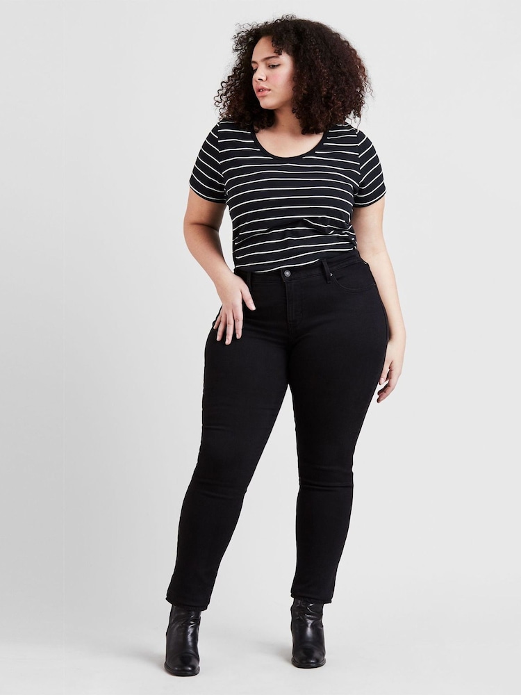 Levi's® Black 314™ Curve Shaping Straight Jeans - Image 1 of 3