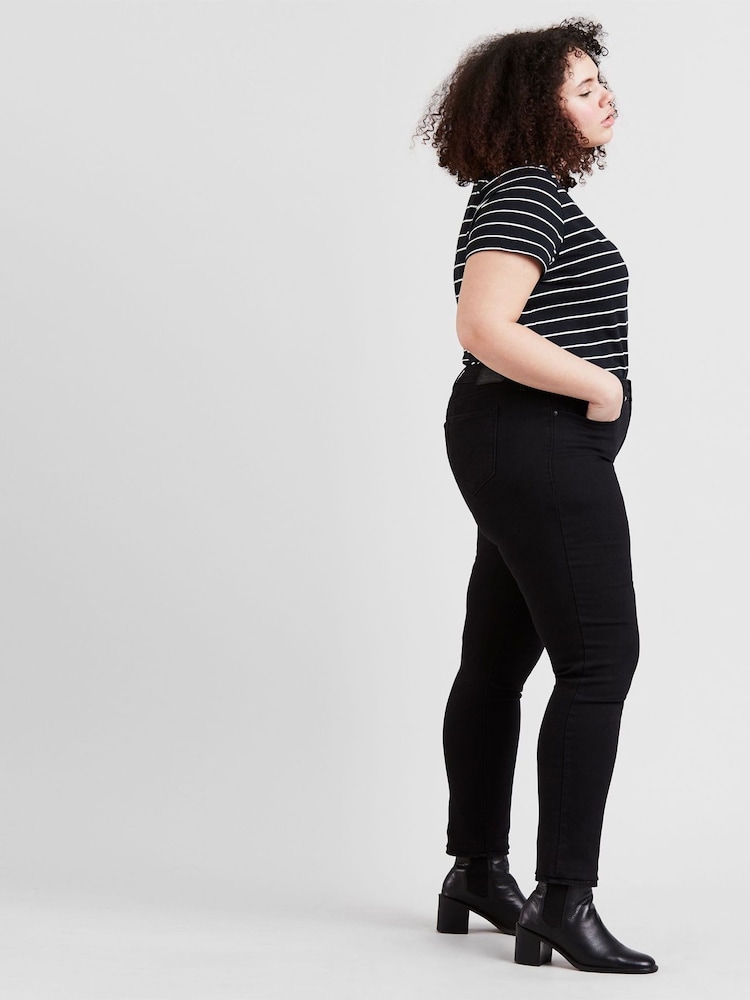 Levi's® Black 314™ Curve Shaping Straight Jeans - Image 3 of 3