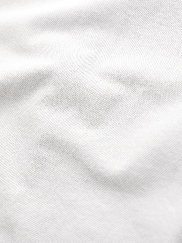 Ecru White Tailored Wide Leg Jeans - Image 6 of 6
