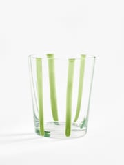 Jasper Conran London Green Set of 4 Short Tumbler Glasses - Image 2 of 5