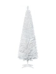 Homcom White 6ft Artificial Christmas Tree - Image 4 of 5