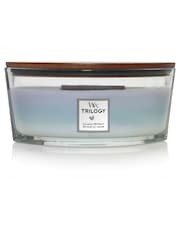 Woodwick Purple Ellipse Trilogy Calming Retreat Candle - Image 1 of 2