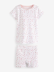 Pink Star Short Pyjamas 3 Pack (9mths-16yrs) - Image 2 of 3