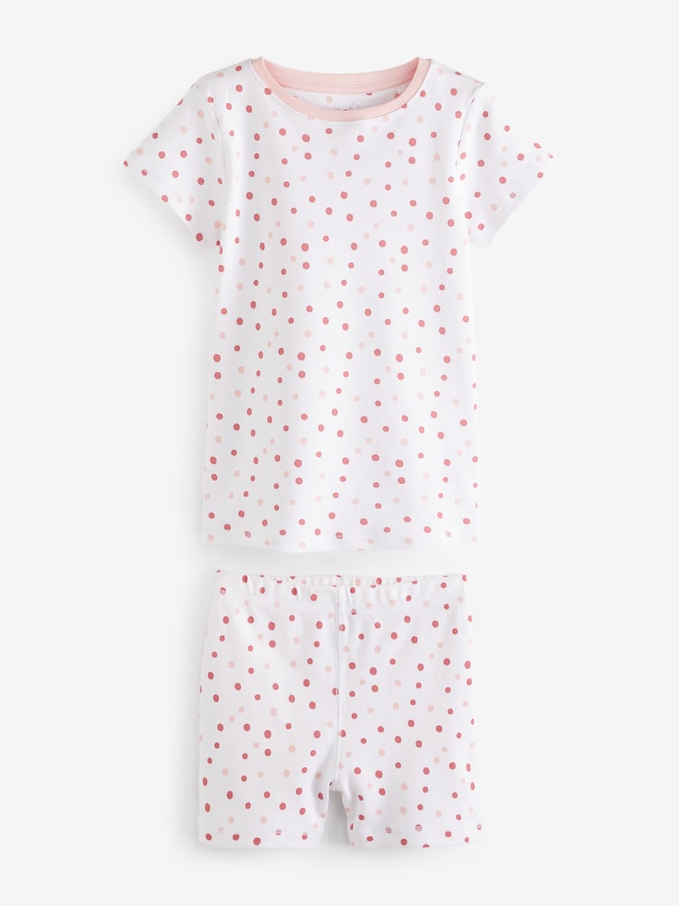 Pink Star Short Pyjamas 3 Pack (9mths-16yrs) - Image 2 of 3