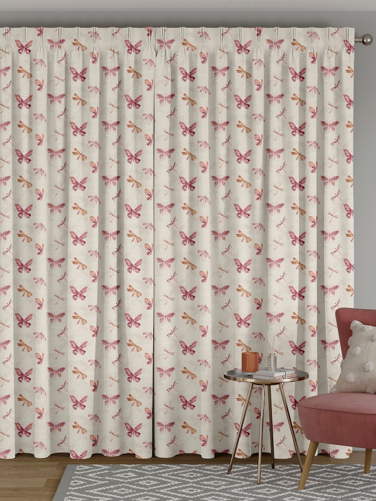 Autumn Orange Olli Made To Measure 100% Cotton Curtains - Image 2 of 9