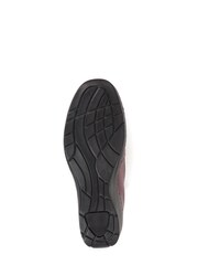 Loretta Red Leather Slip-On Shoes - Image 5 of 5