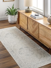 LIVABLISS Neutral Lillian Washable Traditional Boho Runner - Image 1 of 5