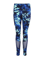 Pour Moi Blue Energy Printed Leggings - Image 4 of 5