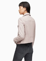 AllSaints Natural Dalby Biker Jacket - Image 2 of 5