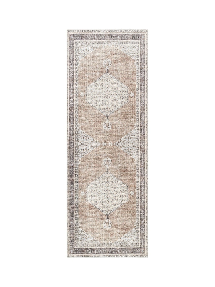 LIVABLISS Brown Lila Becki Owens Vintage Traditional Boho Runner - Image 6 of 6 LIVABLISS Brown Lila Becki Owens Vintage Traditional Boho Runner - Image 6 of 6