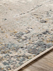 LIVABLISS Yellow City Abstract Modern Marble Runner - Image 4 of 7