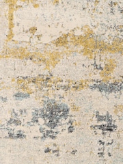 LIVABLISS Yellow City Abstract Modern Marble Runner - Image 6 of 7