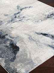 LIVABLISS Blue Jolie Abstract Moderne Marble Runner - Image 6 of 6