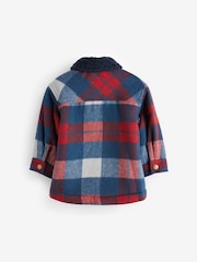 Red Borg Collar Shacket (3mths-7yrs) - Image 2 of 4