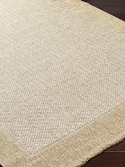 LIVABLISS Beige Indoor / Outdoor Mirage Cottage Fringe Jute Look Runner - Image 5 of 6